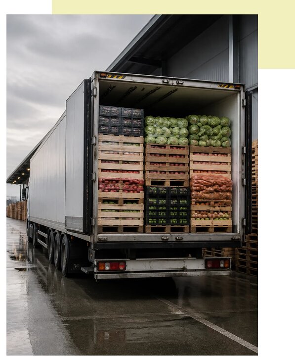 Перевозка плодоовощной продукции в Южноуральск по цене от 5468 р. | Агросервис-Жрк