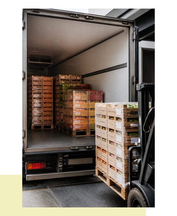 Перевозка сельхозпродукции на паллетах с доставкой в Южноуральск